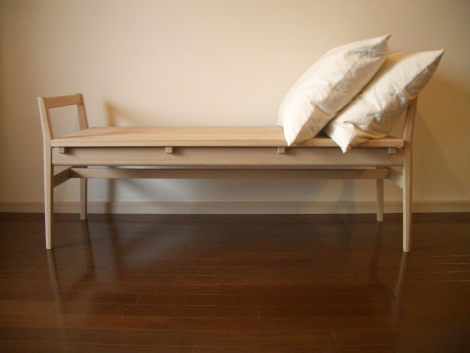 bench with cusion