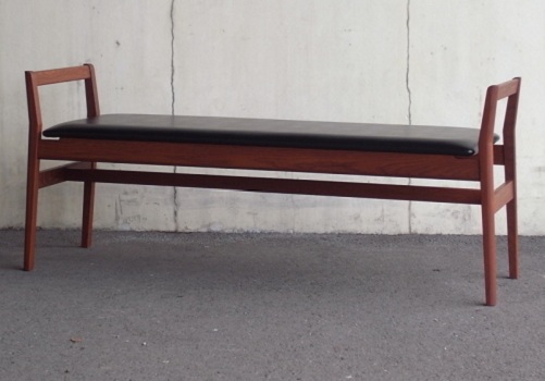 オーク材 チーク色 フェイクレザー仕様